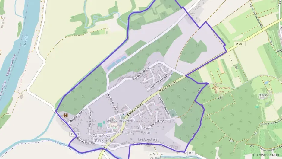 Maison 89 m² quatre pièces à vendre à Candé-sur-Beuvron