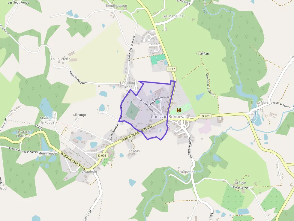 Maison 80 m² quatre pièces à vendre à Coussac-Bonneval