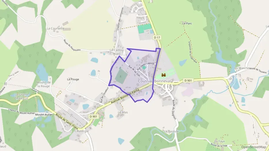 Maison 80 m² quatre pièces à vendre à Coussac-Bonneval