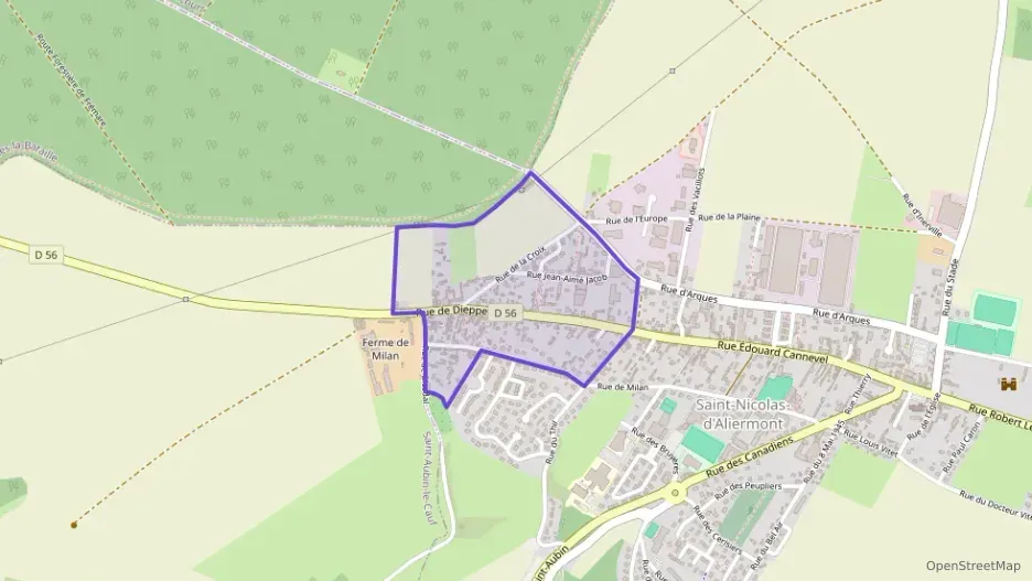 Maison 50 m² trois pièces à vendre à Saint-Nicolas-d`Aliermont