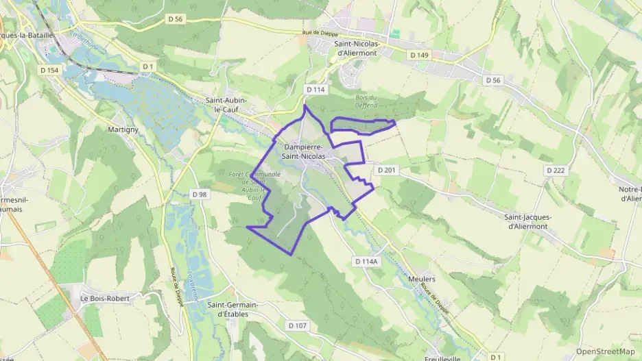 Maison 62 m² trois pièces à vendre à Dampierre-Saint-Nicolas