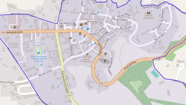 Maison 88 m² trois pièces à vendre à Salignac-Eyvigues