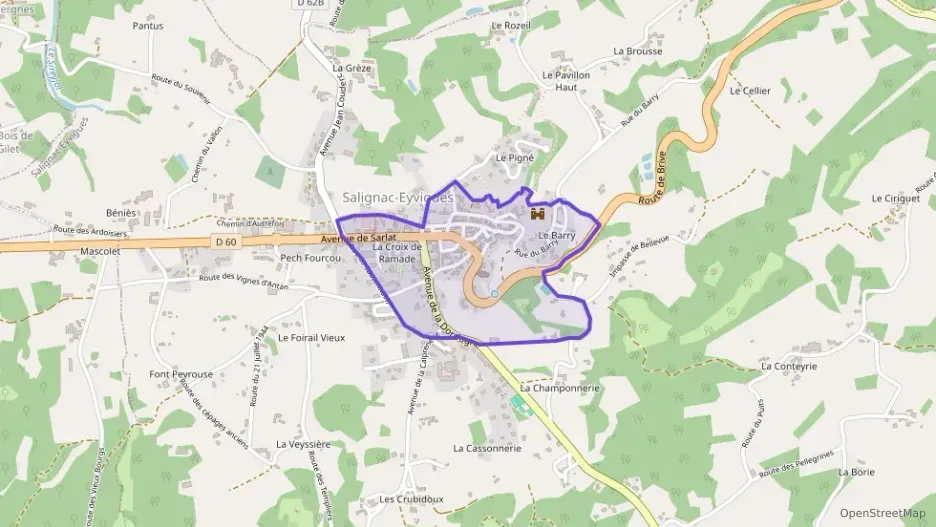 Maison 88 m² trois pièces à vendre à Salignac-Eyvigues