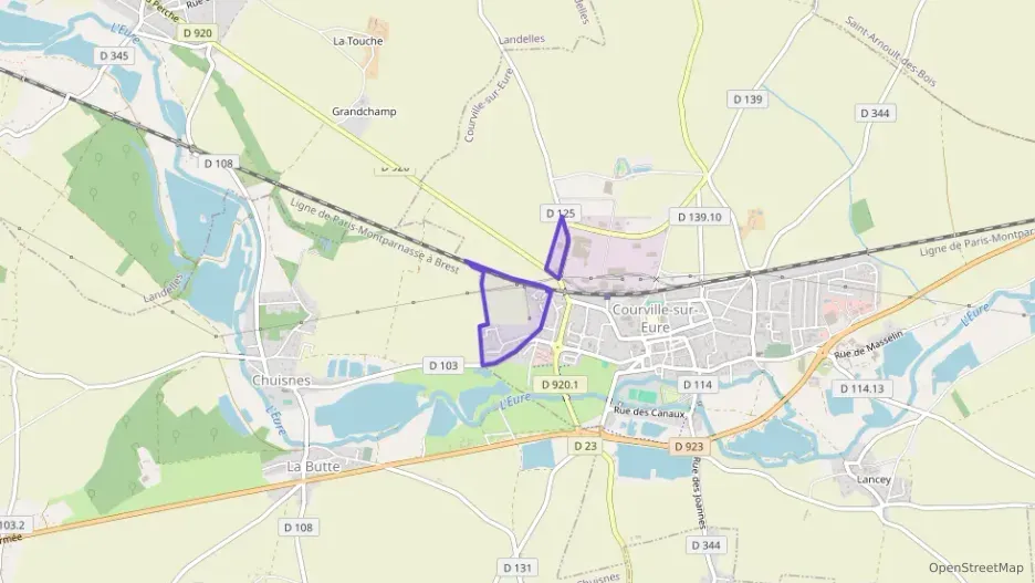 Maison 110 m² cinq pièces à vendre à Courville-sur-Eure