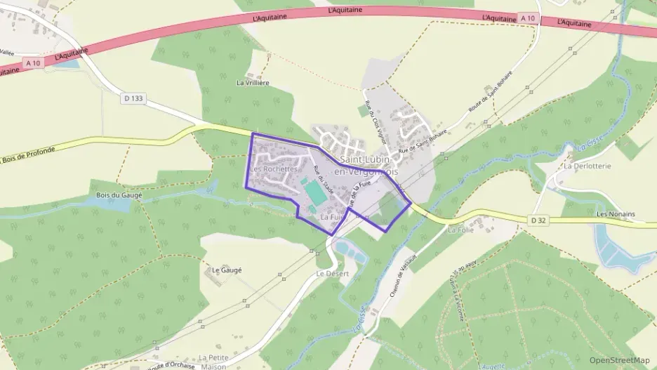 Maison 88 m² quatre pièces à vendre à Saint-Lubin-en-Vergonnois