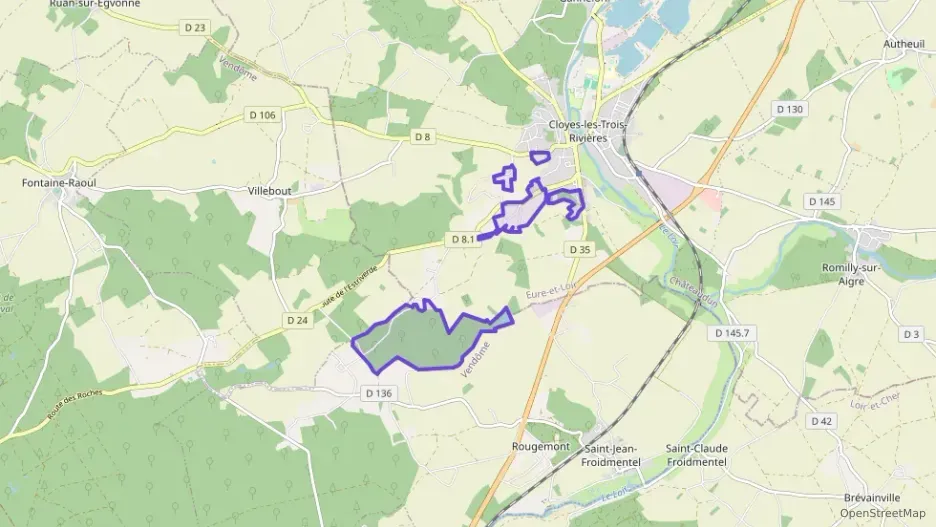 Maison 122 m² quatre pièces à vendre à Cloyes-les-Trois-Rivières
