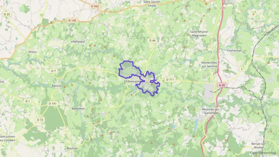 Maison 74 m² deux pieces à vendre à Châteauponsac