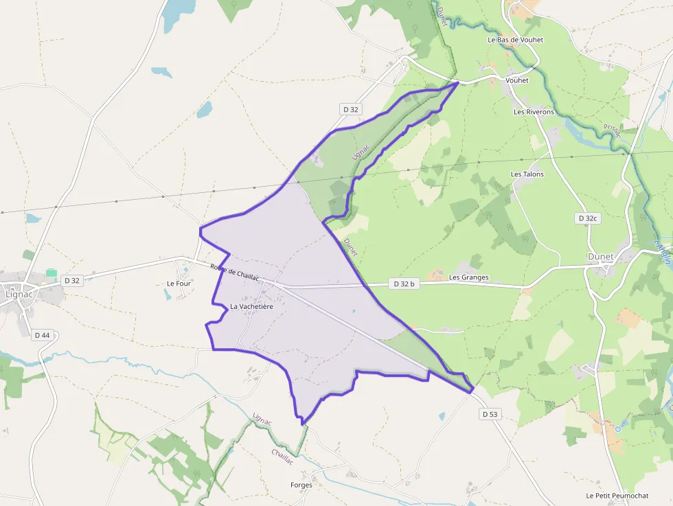 Maison 75 m² quatre pièces à vendre à Lignac