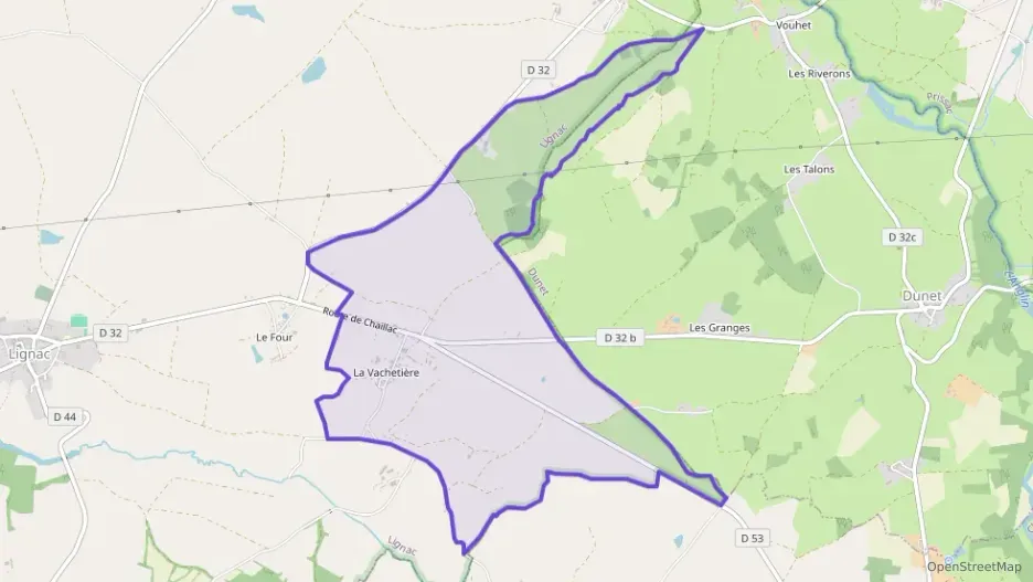 Maison 75 m² quatre pièces à vendre à Lignac Maison 75 m² quatre pièces à vendre à Lignac