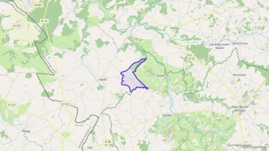 Maison 75 m² quatre pièces à vendre à Lignac Maison 75 m² quatre pièces à vendre à Lignac