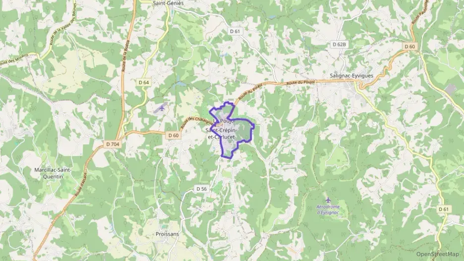 Maison 170 m² cinq pièces à vendre à Saint-Crépin-et-Carlucet
