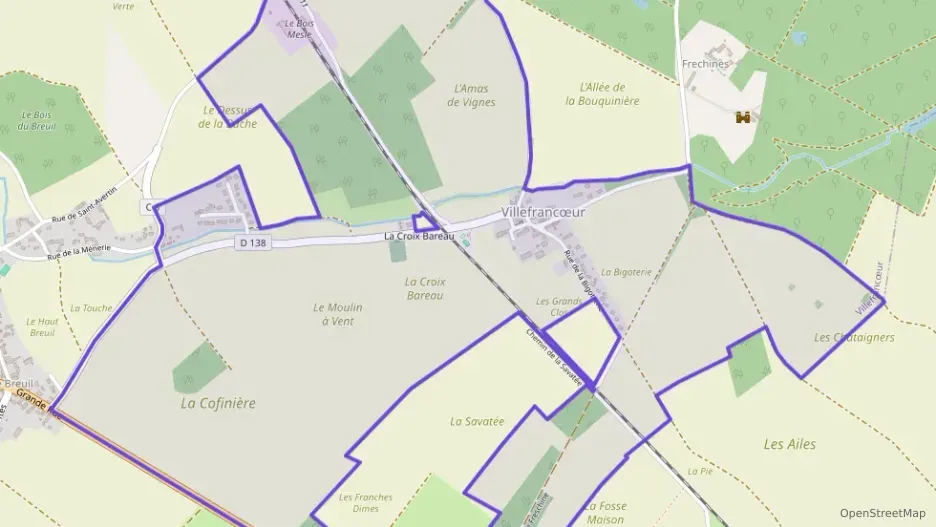 Maison 84 m² quatre pièces à vendre à Villefrancœur