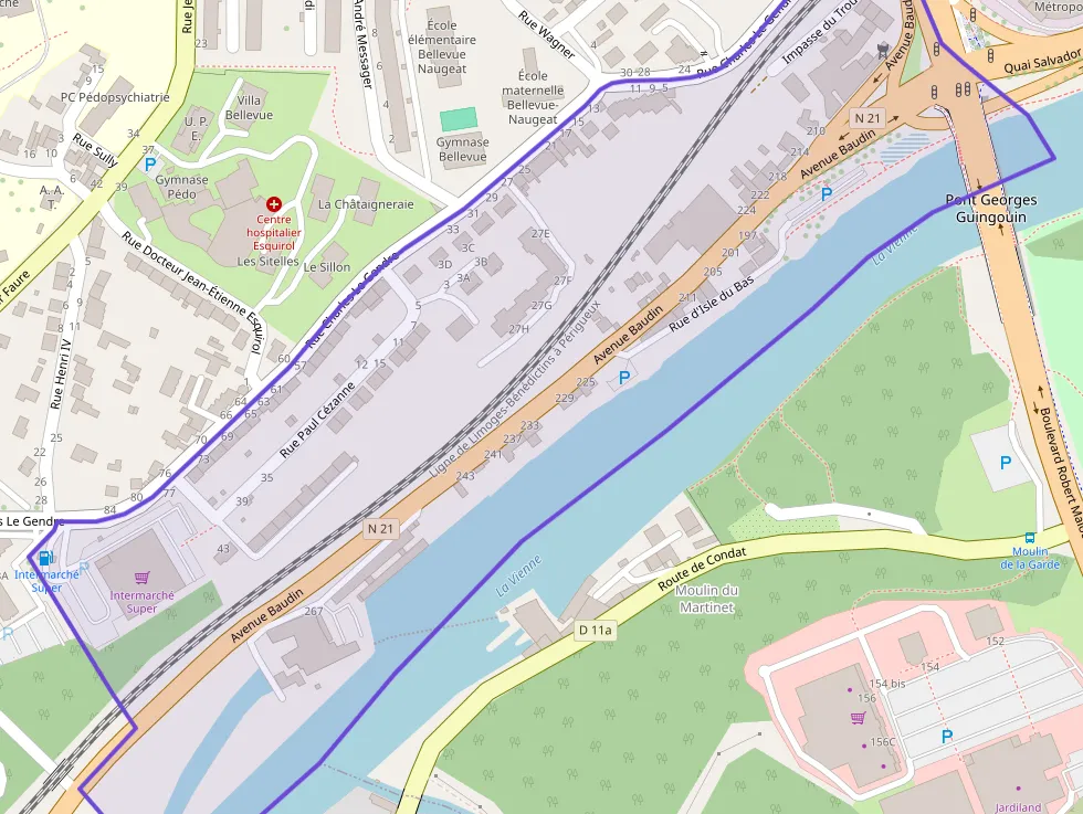 Maison 74 m² quatre pièces à vendre à Limoges