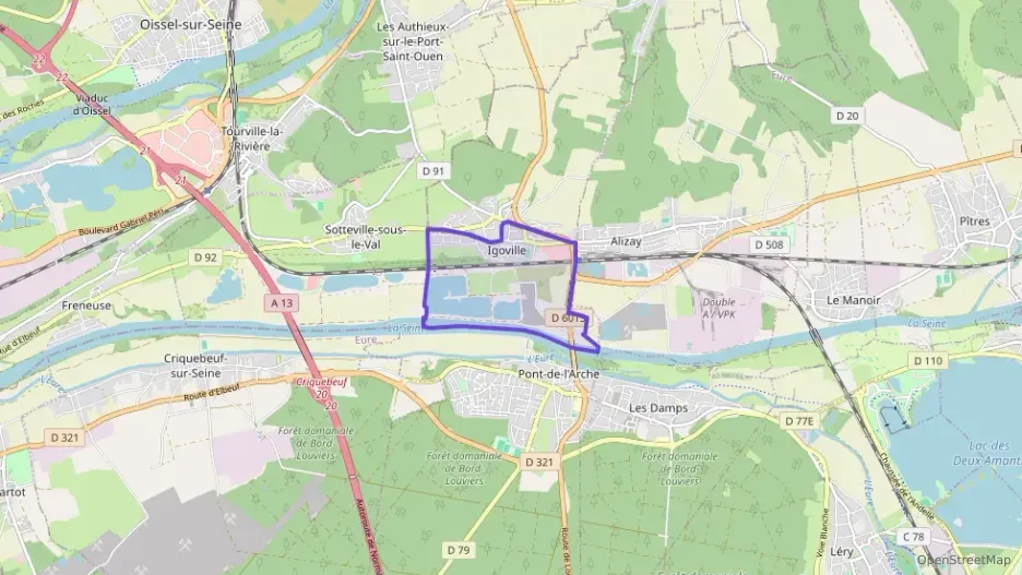 Maison 75 m² quatre pièces à vendre à Igoville