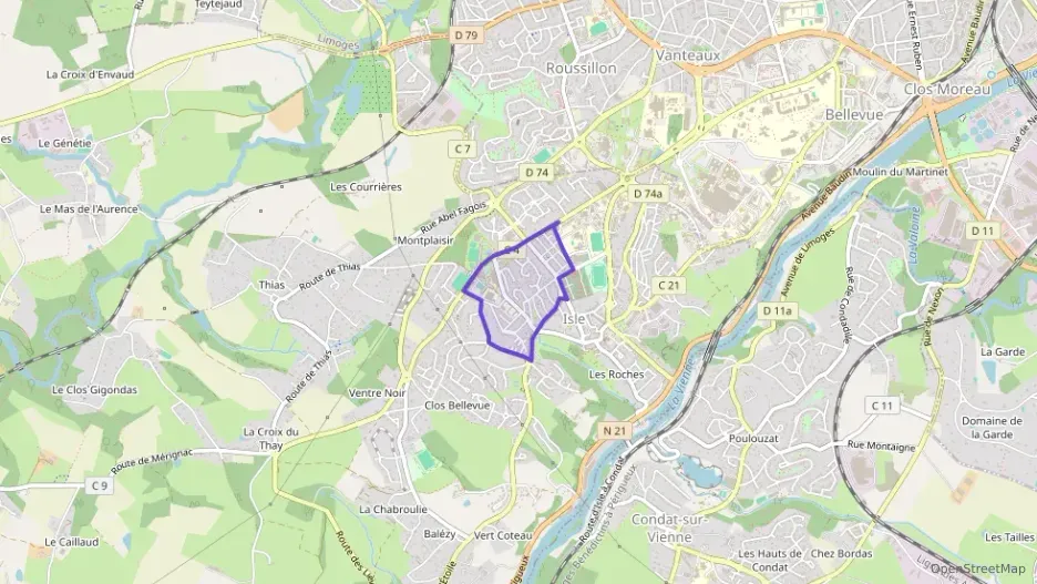 Maison 67 m² quatre pièces à vendre à Isle Maison 67 m² quatre pièces à vendre à Isle