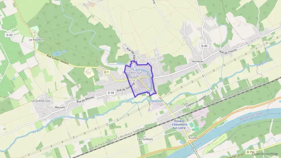 Maison 90 m² quatre pièces à vendre à Veuzain-sur-Loire