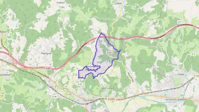 Maison 98 m² quatre pièces à vendre à Beauregard-de-Terrasson