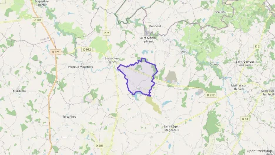 Maison 42 m² deux pieces à vendre à Lussac-les-Églises Maison 42 m² deux pieces à vendre à Lussac-les-Églises