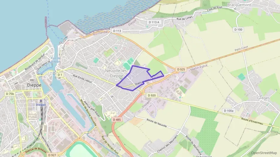Maison 124 m² six pièces à vendre à Dieppe