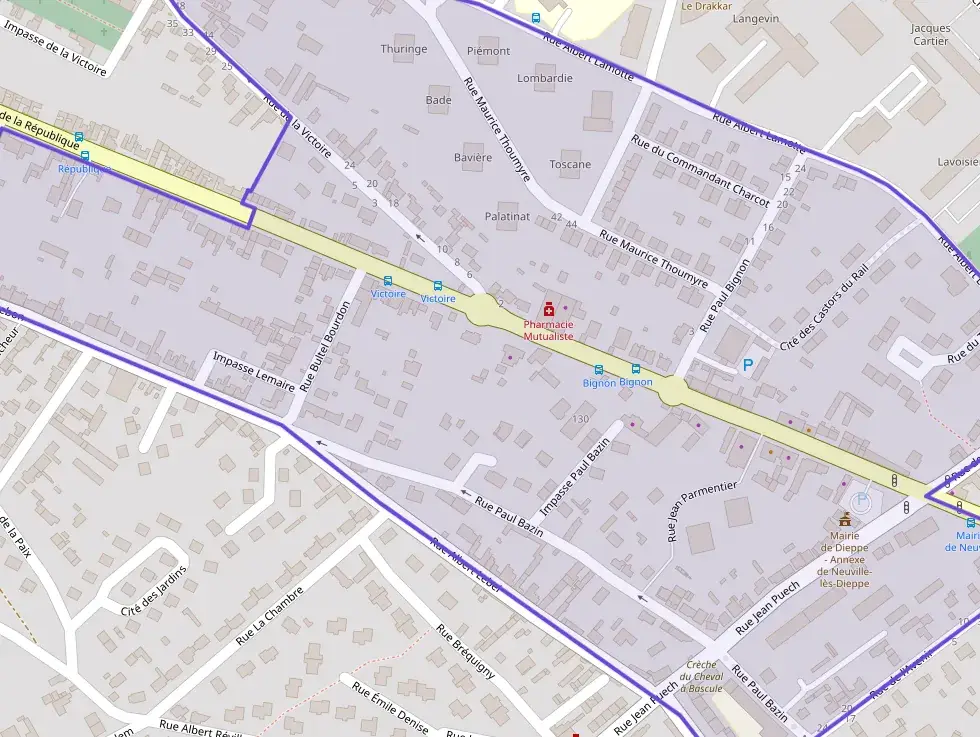 Maison 84 m² quatre pièces à vendre à Dieppe