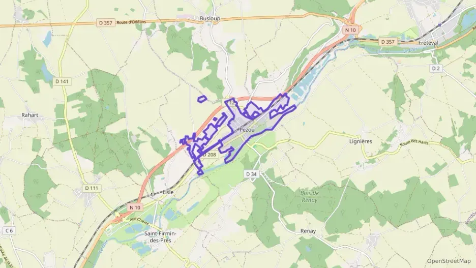 Maison 96 m² trois pièces à vendre à Pezou
