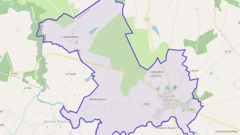 Maison 90 m² quatre pièces à vendre à Lussac-les-Églises Maison 90 m² quatre pièces à vendre à Lussac-les-Églises