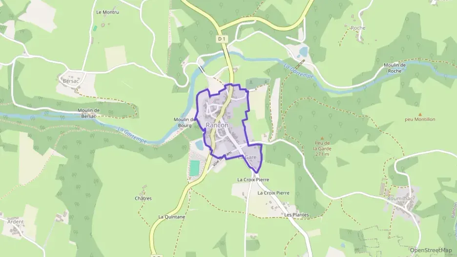 Maison 80 m² trois pièces à vendre à Rancon