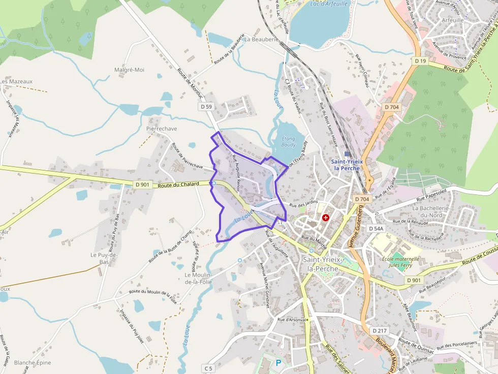 Maison 86 m² quatre pièces à vendre à Saint-Yrieix-la-Perche