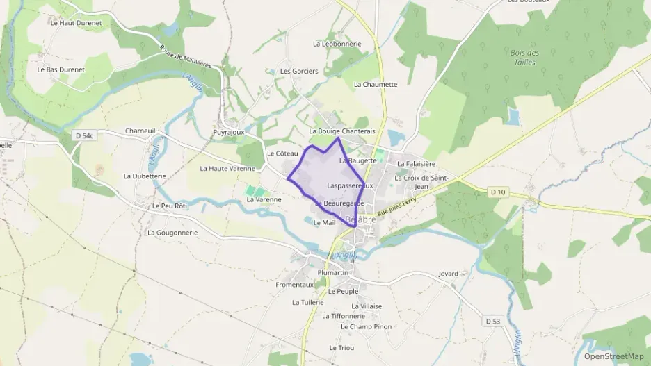 Maison 140 m² cinq pièces à vendre à Bélâbre