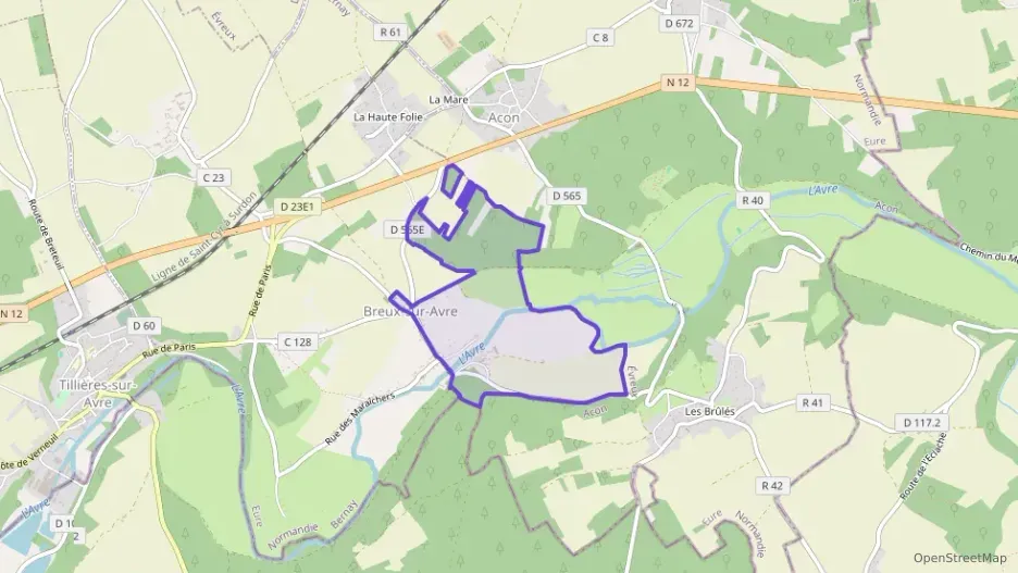 Maison 125 m² quatre pièces à vendre à Breux-sur-Avre