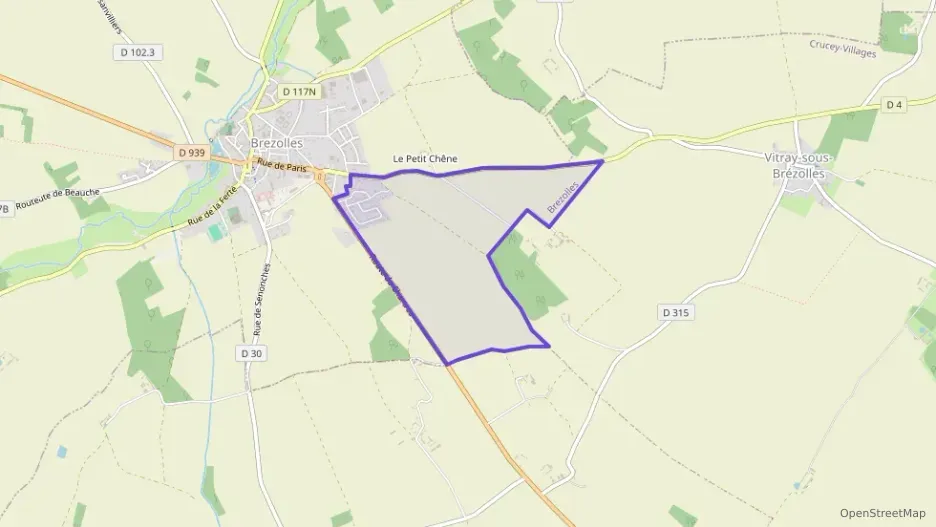 Maison 83 m² quatre pièces à vendre à Brezolles