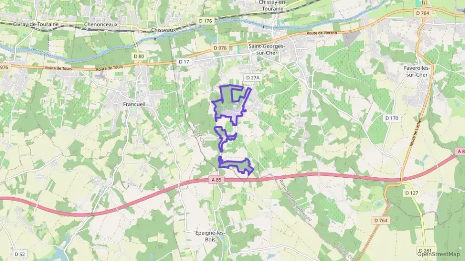 Maison 112 m² cinq pièces à vendre à Saint-Georges-sur-Cher