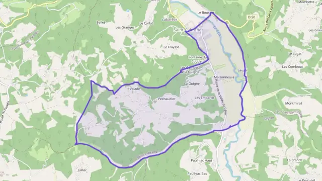 Maison 88 m² quatre pièces à vendre à Saint-Cybranet