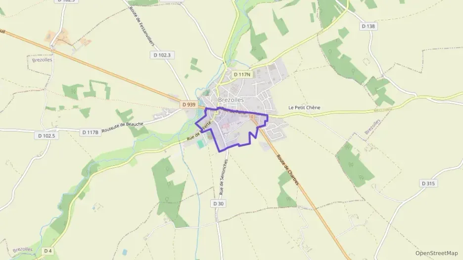 Maison 92 m² quatre pièces à vendre à Brezolles