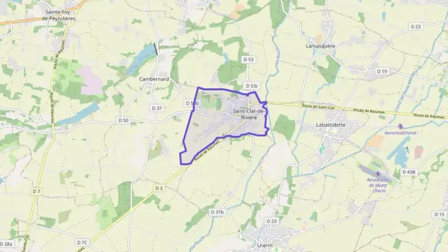 Maison 90 m² quatre pièces à vendre à Saint-Clar-de-Rivière