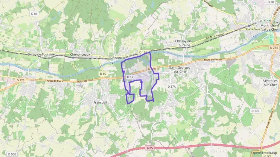 Maison 68 m² quatre pièces à vendre à Saint-Georges-sur-Cher