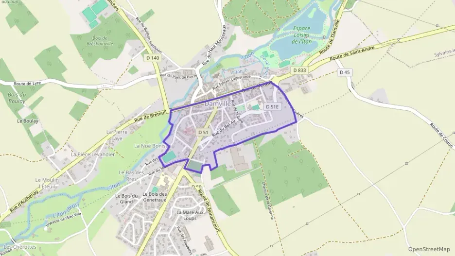 Maison 60 m² quatre pièces à vendre à Mesnils-sur-Iton