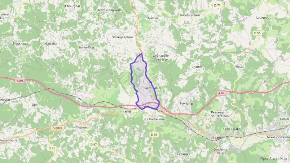 Maison 46 m² trois pièces à vendre à Saint-Rabier