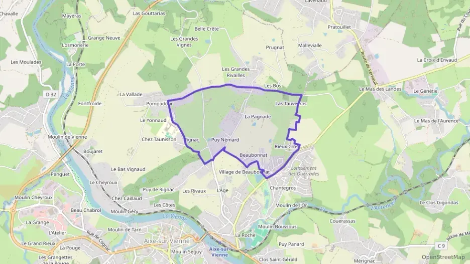 Maison 125 m² six pièces à vendre à Aixe-sur-Vienne