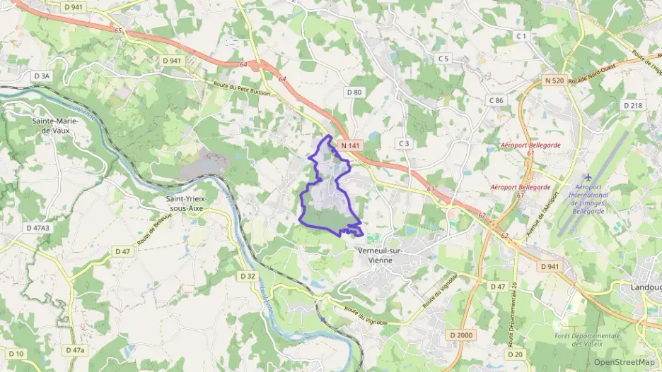 Maison 64 m² quatre pièces à vendre à Verneuil-sur-Vienne Maison 64 m² quatre pièces à vendre à Verneuil-sur-Vienne