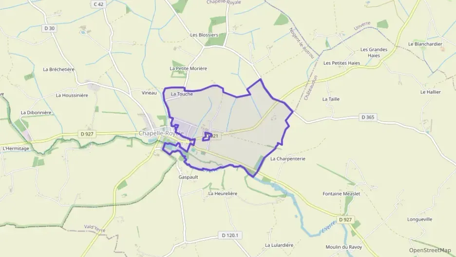 Maison 96 m² quatre pièces à vendre à Chapelle-Royale Maison 96 m² quatre pièces à vendre à Chapelle-Royale