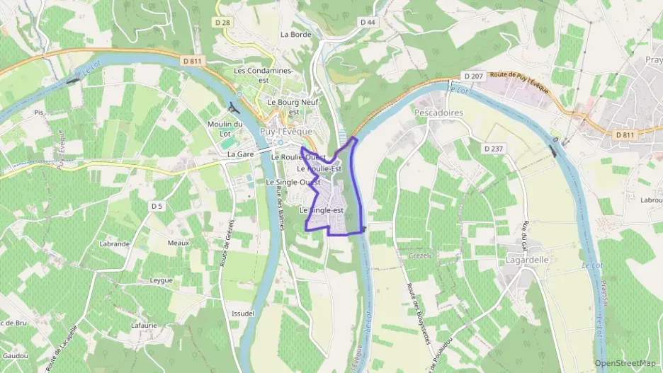 Maison 97 m² cinq pièces à vendre à Puy-l`Évêque