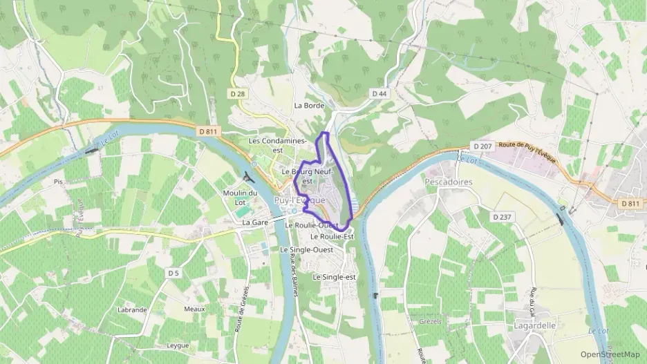 Maison 60 m² trois pièces à vendre à Puy-l`Évêque