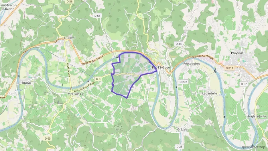 Maison 95 m² cinq pièces à vendre à Puy-l`Évêque