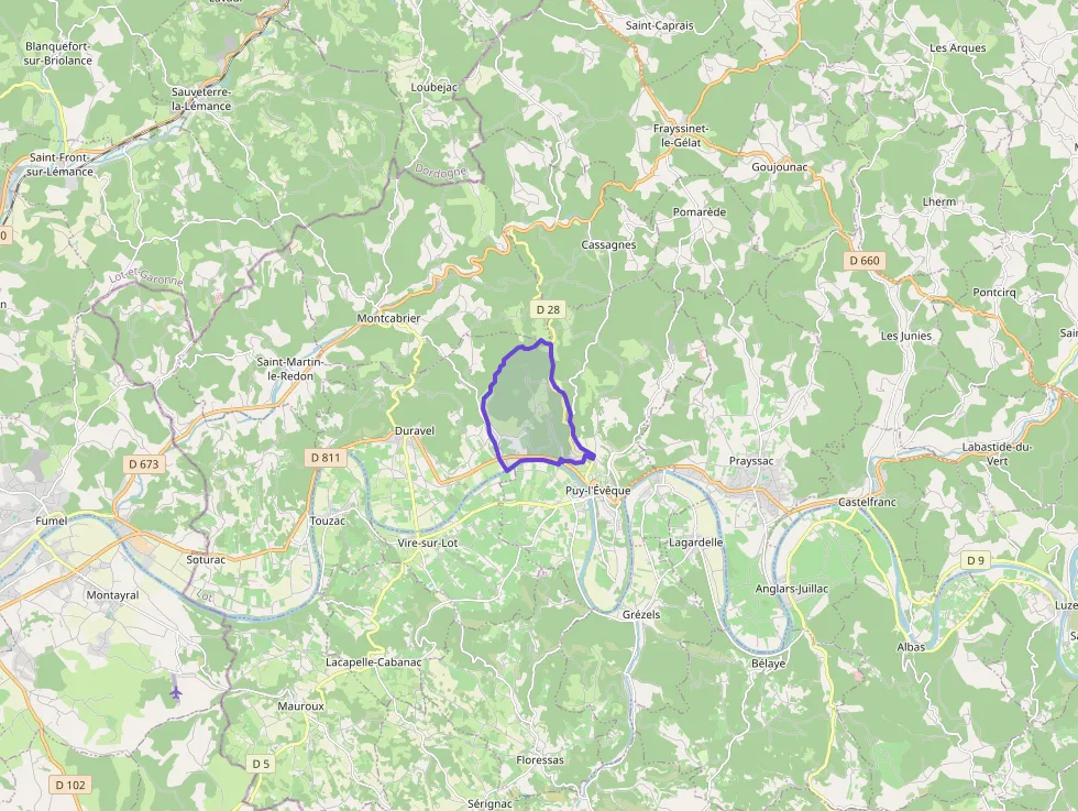 Maison 60 m² quatre pièces à vendre à Puy-l`Évêque