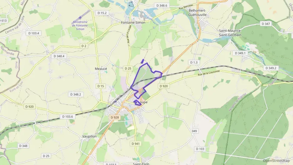 Maison 91 m² cinq pièces à vendre à La Loupe