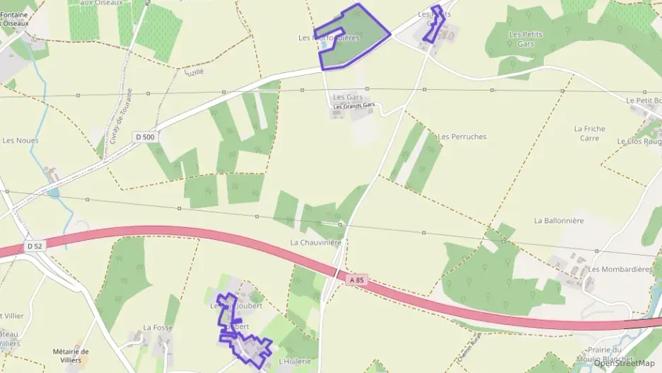 Maison 80 m² quatre pièces à vendre à Luzillé