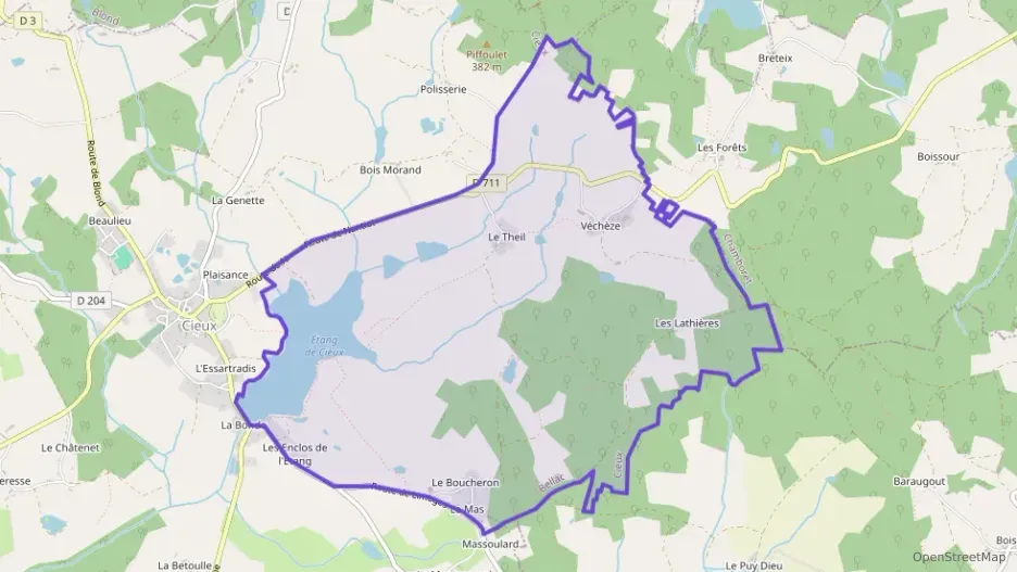 Maison 84 m² trois pièces à vendre à Cieux Maison 84 m² trois pièces à vendre à Cieux