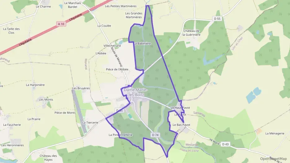 Maison 120 m² cinq pièces à vendre à Dame-Marie-les-Bois Maison 120 m² cinq pièces à vendre à Dame-Marie-les-Bois