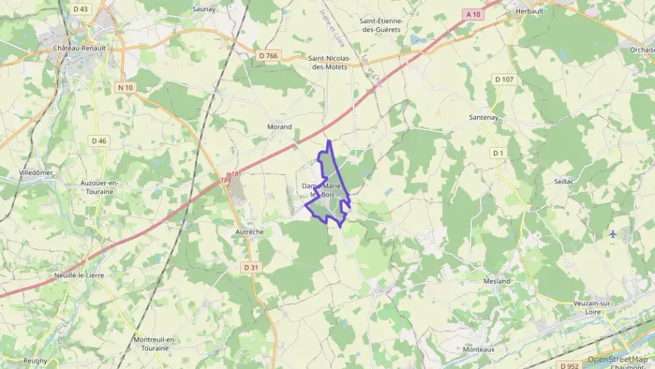 Maison 120 m² cinq pièces à vendre à Dame-Marie-les-Bois Maison 120 m² cinq pièces à vendre à Dame-Marie-les-Bois